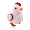 thumbnail image 1 of Electronic Walking & Chirping Chicken Plush Toy, Interactive Pet Companion for Kids, Battery-Powered Stuffed Animal, 1 of 8