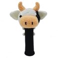 thumbnail image 2 of StitchHead Couvre-Chef Animal en Fil Cousu à la Main Conducteur/bois - Vache, 2 of 2