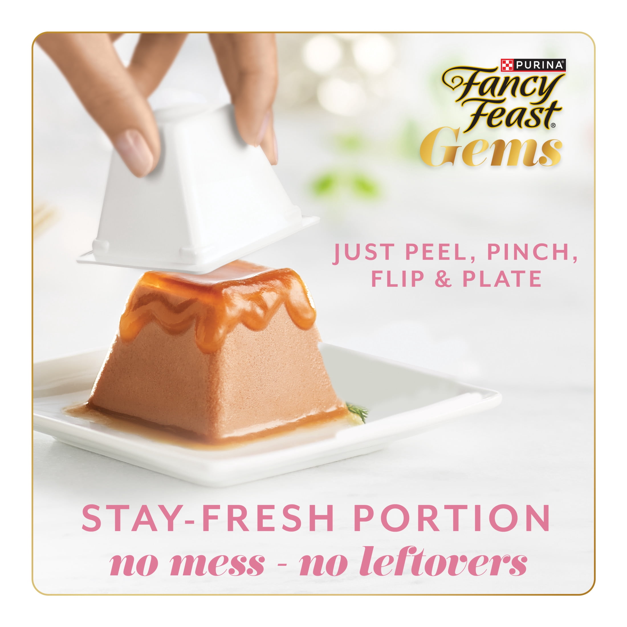 Fancy Feast Gems Mousse en Pâté avec Saumon, Nourriture Humide pour Chats, 57 g x 2