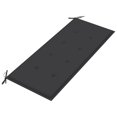 thumbnail image 4 of vidaXL Garden Bench with Cushion 120 cm Bamboo, 4 of 5