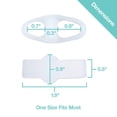 thumbnail image 2 of 8 Pieces Bunion Corrector, Toe Separators with 2 Loops, Big Toe Space Suitable for Bunion Pain Relief and Separating Overlapping Toes, 2 of 7