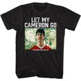 thumbnail image 1 of Ferris Beuller's Day Off Let My Cameron Go Black Adult T-Shirt, 1 of 2