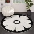 thumbnail image 2 of Rbaofujie Car Carpet Large Round Area Rug for Living Room Bedroom, Non-Slip Rugs for Kids Room, Background Washable Carpet Floor Mat for Home Nursery Room Decor Bath Mat, 2 of 8
