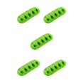 thumbnail image 2 of braveheart Silicone Cable Winder Desktop Management Clip Cable Holders Cable Organizer Good green 5Set, 2 of 6