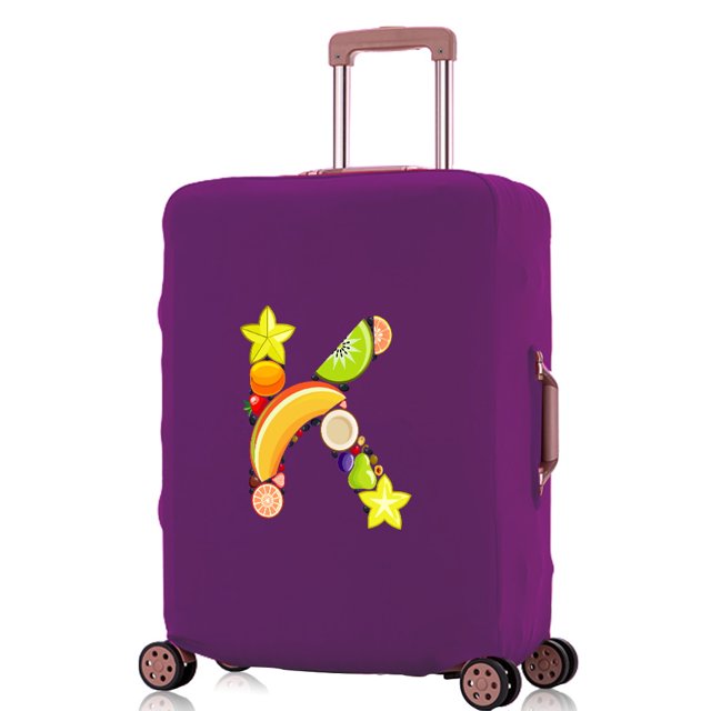 Travel Accessories Luggage Covers Travel Suitcase Cover Protector Reusable Washable 18-32inch Fruit Printed Pattern Series 8fruit K L