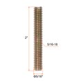 thumbnail image 2 of Unique Bargains 12pcs 5/16x2' Carbon Steel Fully Threaded Rod Bar Studs for Furniture Mounting Assembly, 2 of 4