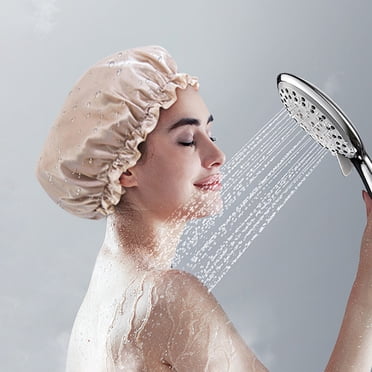 TopLLC Bonnet de Douche à Double Couche pour la Maison - Bonnet de Douche Épaissi pour Femmes Résistant à l'Huile pour Shampooing Bonnet de Bain