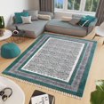 thumbnail image 1 of Casavani Flat Weave Living Room Area Carpet, Green 10x16 feet, 1 of 6