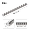 thumbnail image 3 of Unique Bargains M4 x 60mm Fully Threaded Rod 304 Stainless Steel Right Hand Threads 5 Pack, 3 of 4