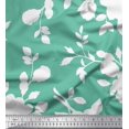 thumbnail image 1 of Soimoi Georgette Viscose Fabric Leaves & Floral Artistic Decor Fabric Printed Yard 42 Inch Wide, 1 of 5