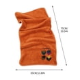thumbnail image 3 of Serviette en Coton Fraise Coraux Polaire Absorbante Serviette Orange, 3 of 4