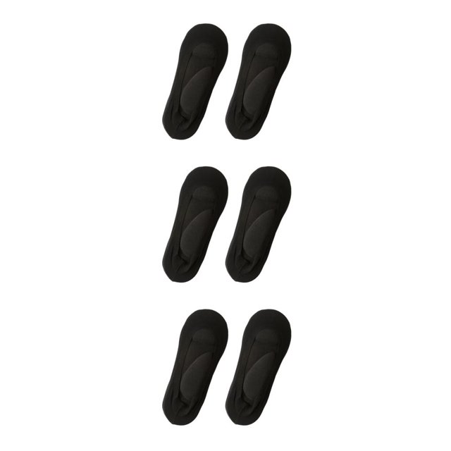 kurtrusly Stylish And Supportive 3D Ankles Socks Fit For Every Foot Skin Color Arch black 39-42 3Set
