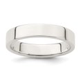 thumbnail image 1 of 925 Sterling Silver 4mm Flat Size 10 Band Ring, 1 of 3