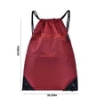 thumbnail image 3 of Yunuuuoa Sports Backpack Mesh Breathable Lightweight Gym School Equipment Storage Bag Multifunctional Drawstring Pocket for Basketball Soccer Volleyball Outdoor Training Camping, 3 of 9