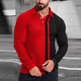 thumbnail image 2 of WEAIXIMIUNG Chemise à Col à Revers de Noël pour Homme 2025 Printemps/été Décontractée Sport Grande Taille à Agencement de Couleurs, 2 of 9