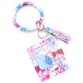 thumbnail image 1 of RKSTN Keychain Grand Bracelet Keychain Porte-Cartes avec Pompon Anneau Porte-Clés avec Portefeuille Keychain, 1 of 2