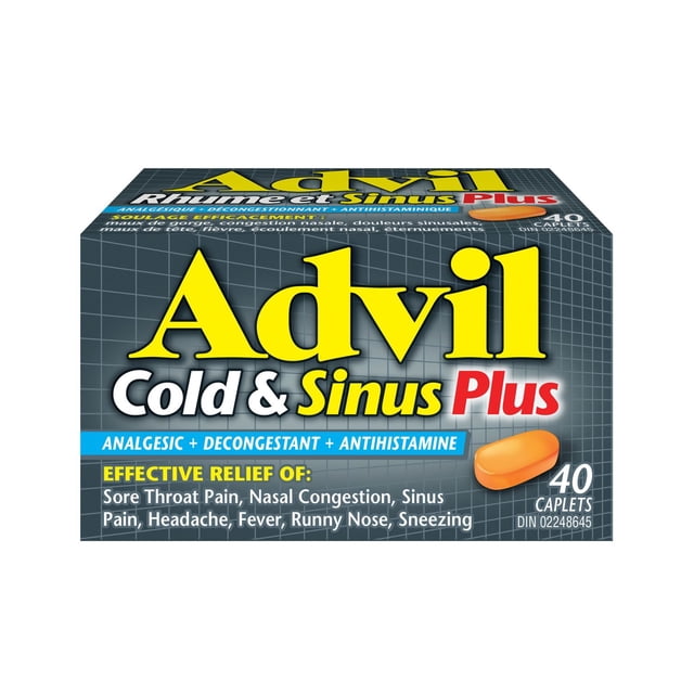 Advil Cold & Sinus Plus 40 caplets