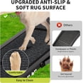 thumbnail image 2 of BeesClover Foldable Dog Ramp for Cars & Trucks | Quad-Fold Non-Slip Pet Ramp | Portable SUV Ramp for Large Dogs & Seniors | Safe Easy Access Heavy-Duty Travel Solution, 2 of 7