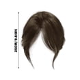 thumbnail image 2 of WIFKLSIIPG Pièce de Cheveux Partielle Pince à Cheveux Pièce de Perruque avec Pinces Peigne pour Femmes Centre Séparé pour Couvrir les Cheveux Blancs et les Cheveux Vrais en Cheveux Humains, 2 of 4