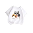 thumbnail image 2 of Girls Ruffle Long Sleeve Shirt Long Sleeve Thermal Shirt Girls 2t Girls Cat Top Kids Long Sleeve Tops Packs Shorts for Girls Size 6 Cat And Tops Girls 2t Long Sleeve Shirts Girls, 2 of 3