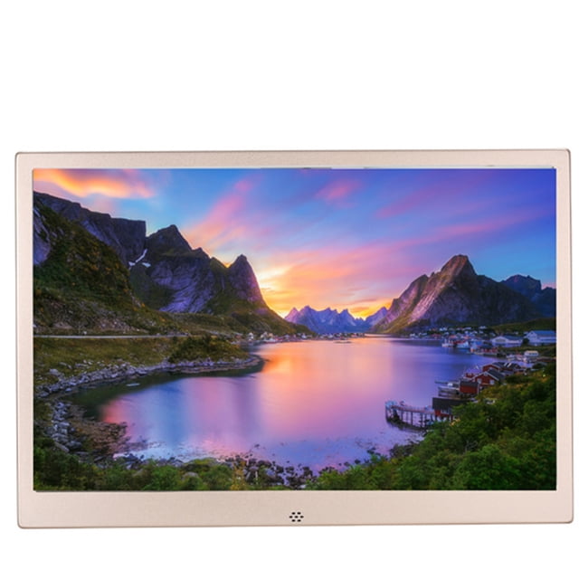 Yhmxh Electronics Phone Accessories 15 Inches Smart Digital Photo Frame,32GB Playback Content,TN Screen,Front Music Player Speaker,Adjust-able Speed To Play Movies Smart Digital