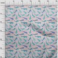 thumbnail image 3 of oneOone Velvet Turquoise Green Fabric Asian Japanese Koi Fish With Wave Craft Projects Decor Fabric Printed By The Yard 58 Inch Wide, 3 of 4