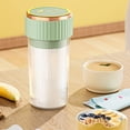 thumbnail image 4 of Transemion Usb Rechargeable Portable Juicer Electric Juicer Machine Cup Wireless Mini Smoothie Blender Mixer Fruit Juice Maker green, 4 of 6