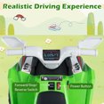 thumbnail image 4 of Gymax Kids Electric ATV Car 6V Battery-Powered Ride on Toy w/Removable Back Trailer Green, 4 of 7
