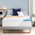 thumbnail image 1 of Sleep Innovations Ultra Soft Support Gel Memory Dual Layer Foam Mattress Topper, 4 Inches, Full, 1 of 3