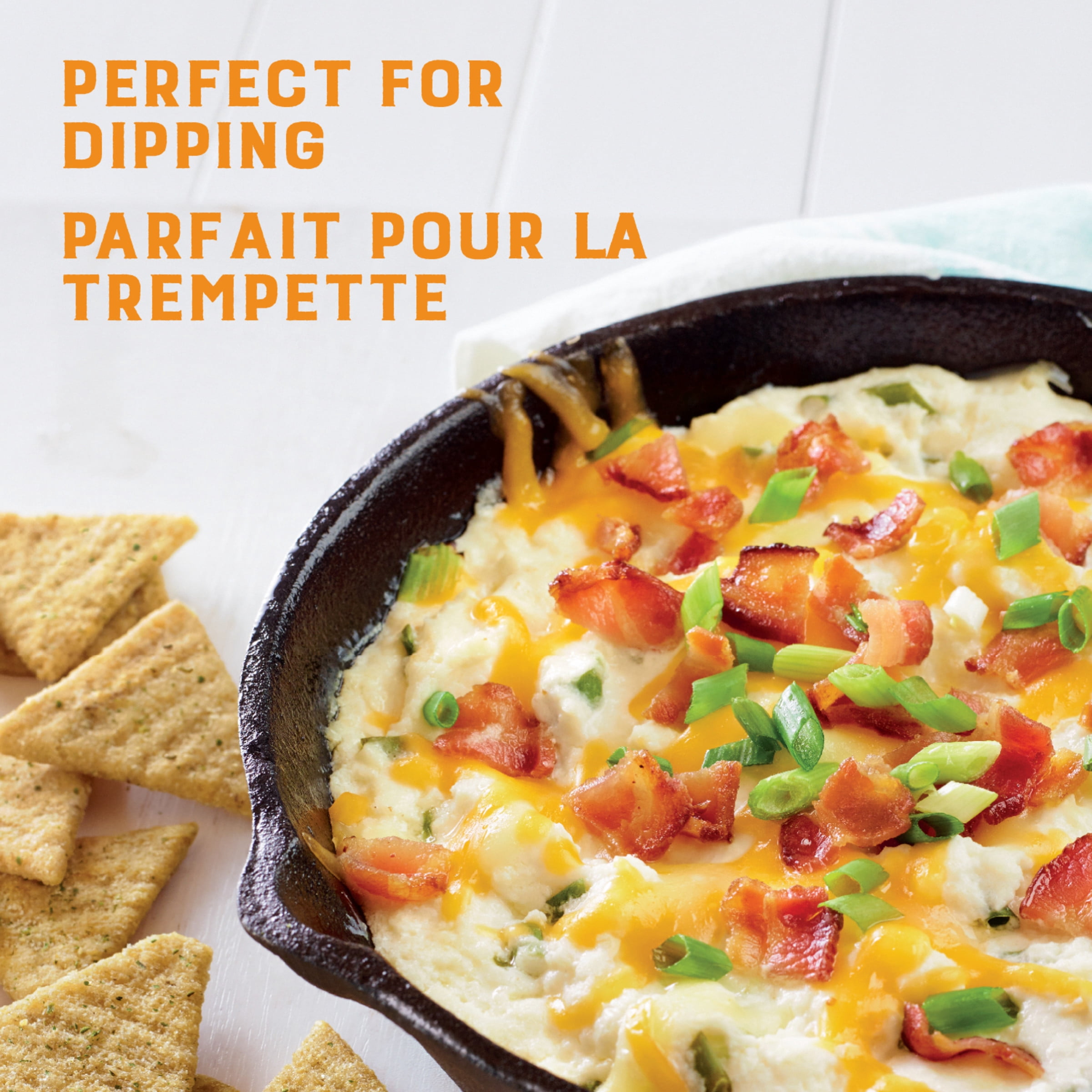 TRISCUIT minces et croquants, à saveur de parmesan et ail craquelins