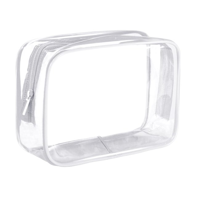 Clear Makeup Bag Reusable for Women and Men Travel PVC Storage