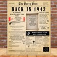 thumbnail image 5 of 82nd Birthday Party Decor Poster 82 Years Ago Back In 1942, 5 of 5