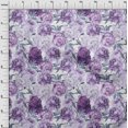 thumbnail image 4 of oneOone Velvet Purple Fabric Floral Craft Projects Decor Fabric Printed By The Yard 58 Inch Wide-0K, 4 of 4