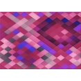 thumbnail image 1 of Ahgly Tapis Rectangulaire Lavable en Machine Intérieur Transitionnel Moyen Violet Rouge Rose, 2 Pieds x 4 Pieds, 1 of 7