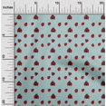 thumbnail image 1 of oneOone Tissu Jersey Coton Bleu Clair Rouge Insecte Matériel de Robe Tissu Imprimé Tissu au Mètre 58 Pouces de Large, 1 of 4