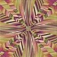 thumbnail image 1 of Ahgly Company Tapis d'Intérieur Lavable en Machine Carré Transitionnel Or Métallique, 5 Pieds Carré, 1 of 7