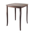 thumbnail image 1 of Winsome Inglewood High Table, Curved Top Walnut finish, 1 of 5