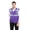Purple, variant on TOPTIE 5 Pockets High Visibility Safety Vest with Reflective Strips, Working Uniform Vest-Purple-M