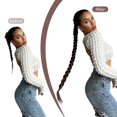 thumbnail image 4 of ziyahi DIY pour Différentes Tresses Extension de Cheveux pour Volume Instantané Extension Queue de Cheval Tressée Changement de Style Brun Foncé 1ensemble, 4 of 6