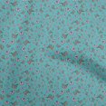 thumbnail image 1 of oneOone Rayon Teal Green Fabric Butterflies Sewing Craft Projects Fabric Prints By Yard 56 Inch Wide, 1 of 4