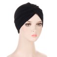 thumbnail image 4 of Women Turbans Knot Pre Tied Bonnet Cap Headwraps Hats, 4 of 4