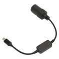 thumbnail image 4 of Car Electronics Accessories, Convenient 5V USB C To 12V Car  Lighter Power Adapter Male To Female Fully Functional 11.8in  For Electronic Dog, 4 of 8