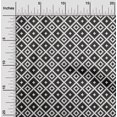 thumbnail image 2 of oneOone Rayon White Fabric Geometric Craft Projects Decor Fabric Printed By The Yard 56 Inch Wide, 2 of 4