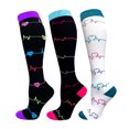 thumbnail image 2 of EGNMCR Outdoor Sports Socks Elastic Calf Running Protection Socks Mountaineering Socks print sock, 2 of 2