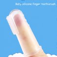 thumbnail image 4 of Toothbrush Silicone Soft Finger Toothbrush Teeth Rubber Clean Massage Brush For Baby Infant, 4 of 8