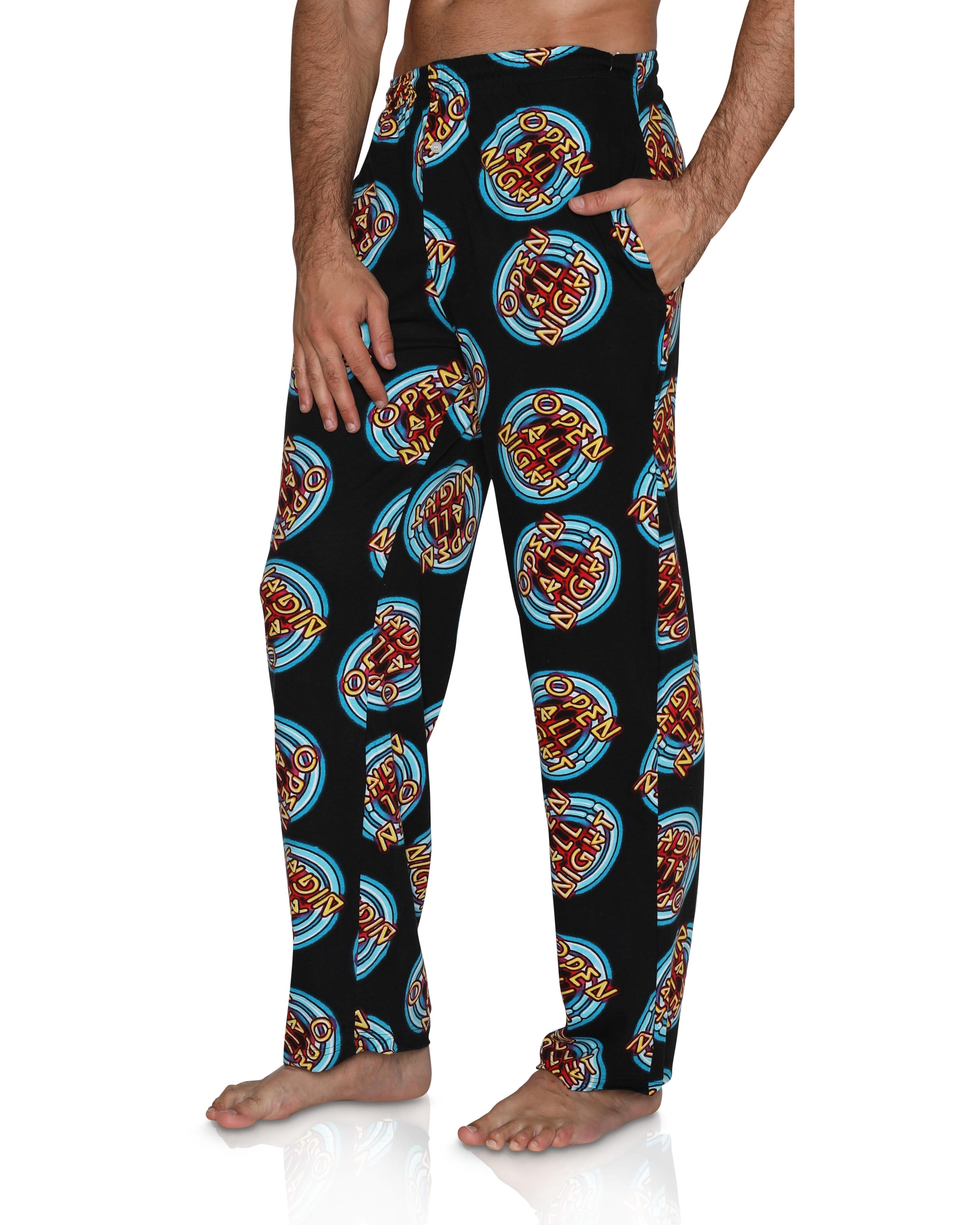 Men's Fun Lounge Pants Boxers Printed Pajama Graphic Pants Loungewear