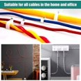 thumbnail image 4 of Cable Clips Nail Clamps Cable Attachment Wall For Nailing For Electric Cables Network Cables Earth(200pcs, White) -aya, 4 of 5