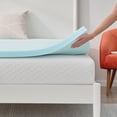 thumbnail image 2 of Homestay Surmatelas en Mousse Mémoire Infusée de Gel de 2 Pouces, Infusion de Gel Rafraîchissant, Confort Haut de Gamme, Certifié CertiPUR-US (Simple), 2 of 6