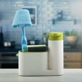 thumbnail image 4 of Sink Caddy Set, Dishwashing Organizer with Integrated Storage Tray, Easy-push Pump Head, and Ergonomic Design for Seamless Cleaning in Kitchen and Bathroom, 4 of 5