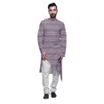 thumbnail image 1 of Atasi Printed Casual Asymmetric Kurta Set For Men Designer Long Kurta For Boys, 1 of 3